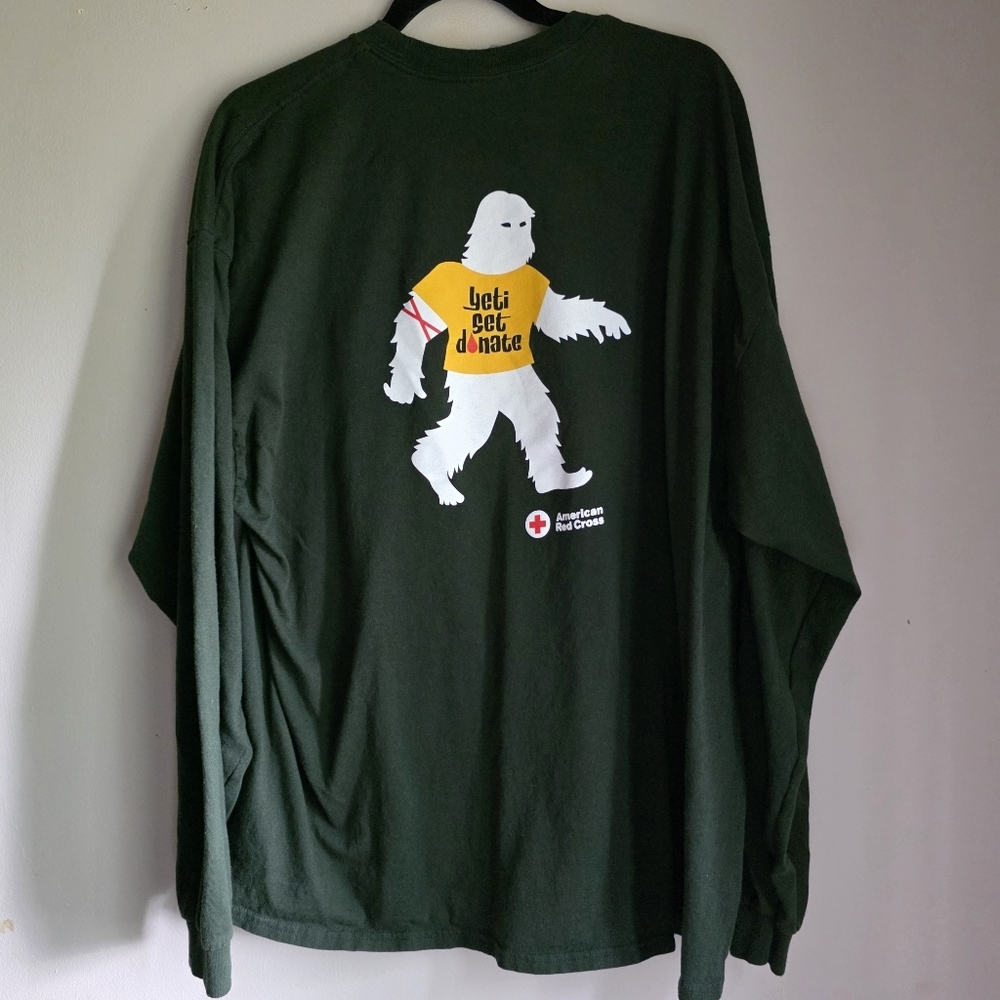 Yeti Long Sleeve Blood Donor Shirt 2XL